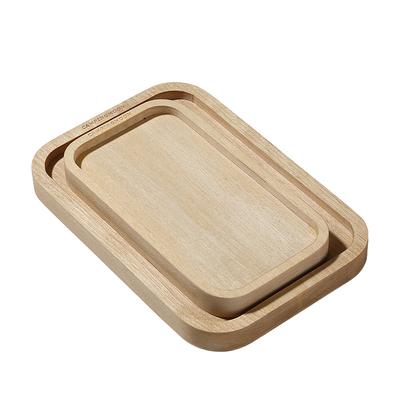 Camping Schneidebrett Tragbares Picknick Obst Gemüse Schneidebretter Lacklos Doppelseitig