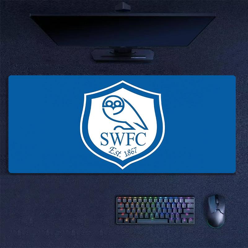 Sheffield Wednesday F.C Print Cushion Non-slip Laptop Tablet Big Mousepad XXL Mat Mini PC Playmat With Lock edge