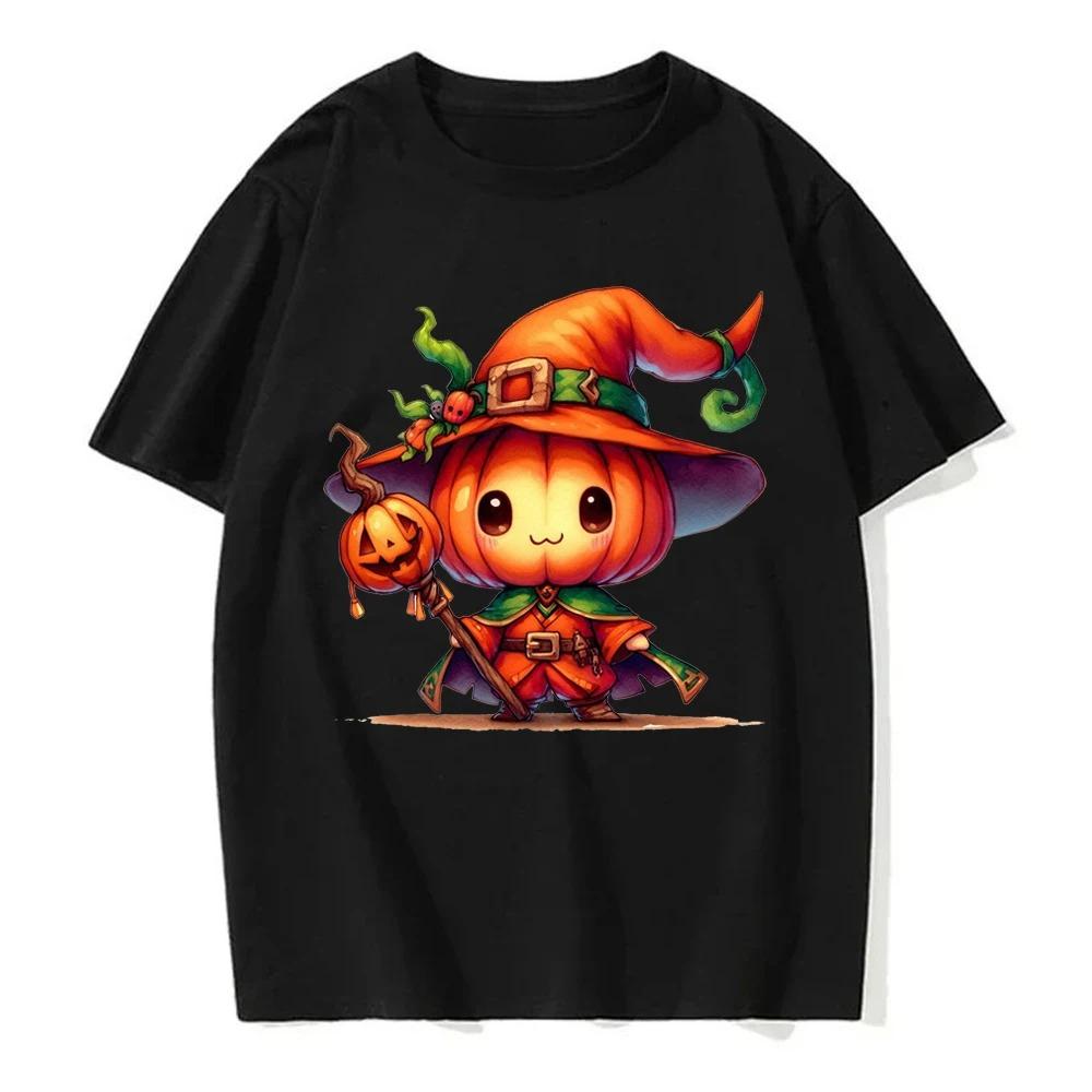 Happy Halloween Pumpkins Halloween T Shirts Pumpkin Funny Halloween Costume Cotton Shirt Graphic T Shirts Y2k Top Harajuku Tops