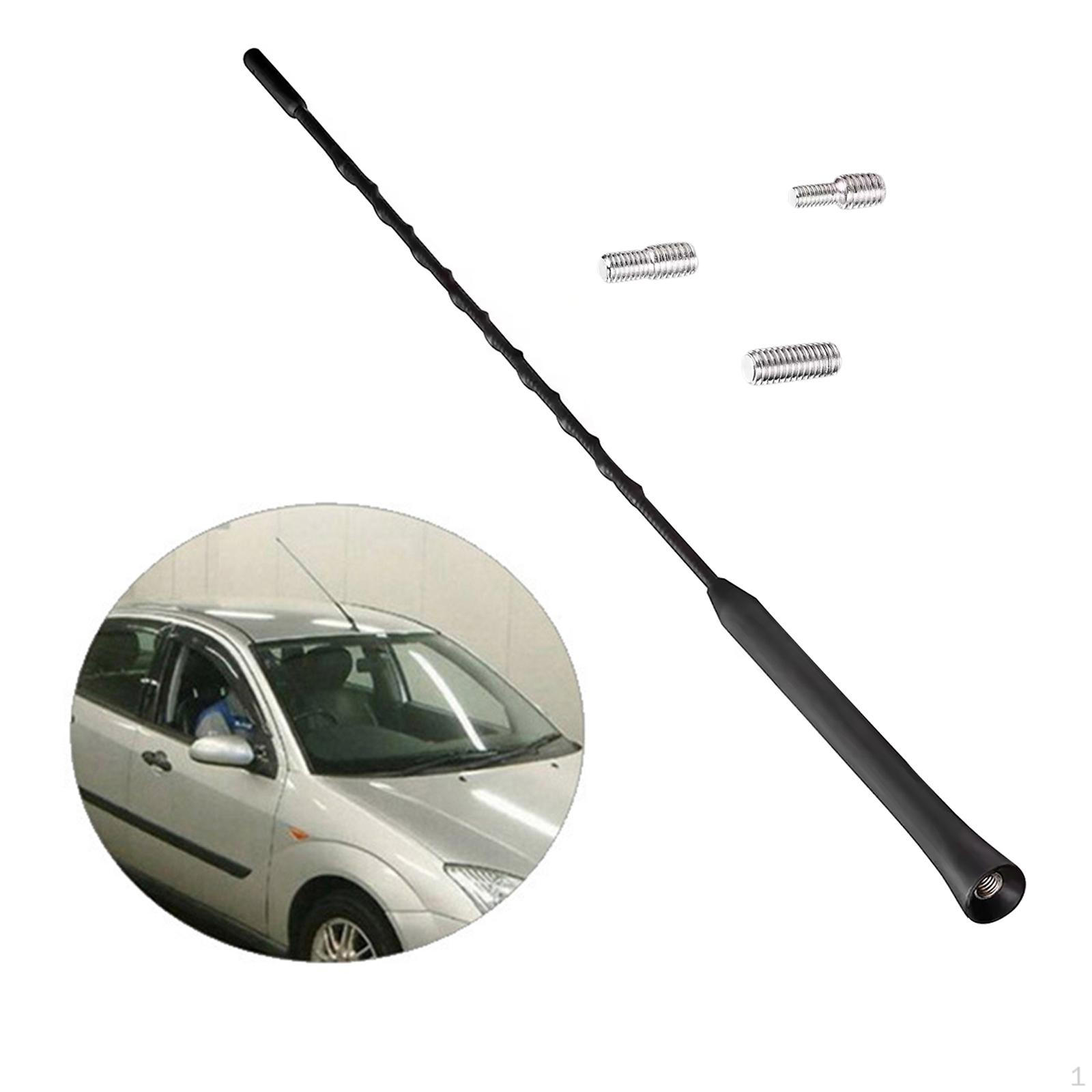 

Car Antenna Mast Universal Radio Signal Vehicle Easy to Install High 41cmx1.5cmx1.5cm