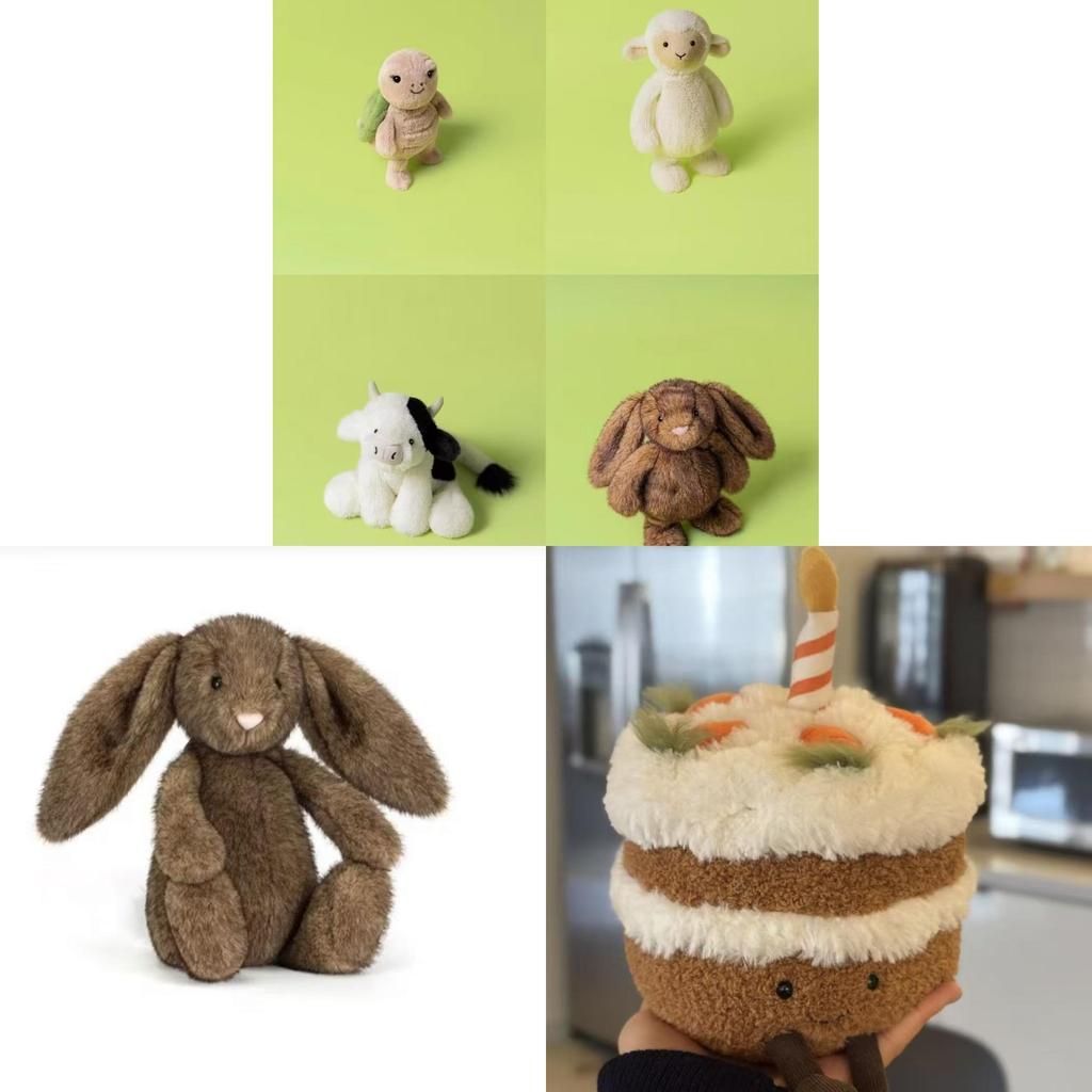 Jc Smudge Cow Plush Toy With Pp Cotton Filling For Kids Birthday Gift