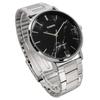 Casio Quartz Men's Watch MTP-VT01DM-1A Black Marble Metal Band