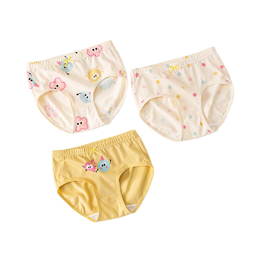 Dívčí antibakteriální kalhotky z čisté bavlny - Střední až velké, Bez trojúhelníku, Dětské spodní prádlo