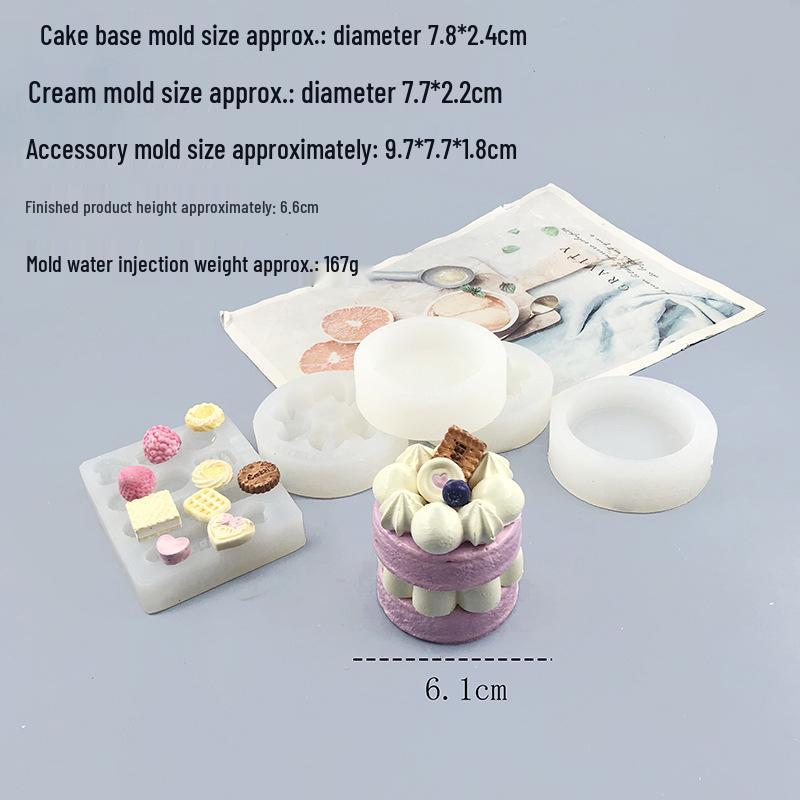 

Силиконовая форма для шифонового торта и мусса - Ручной дизайн переверни и защипни