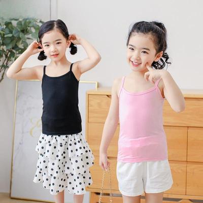 Summer Girls' Sleeveless Camisole Vest - A-Type Baby Undershirt & Pajamas
