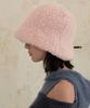 Bajal Va Square Long Label Fleece Tulip Hat Pink