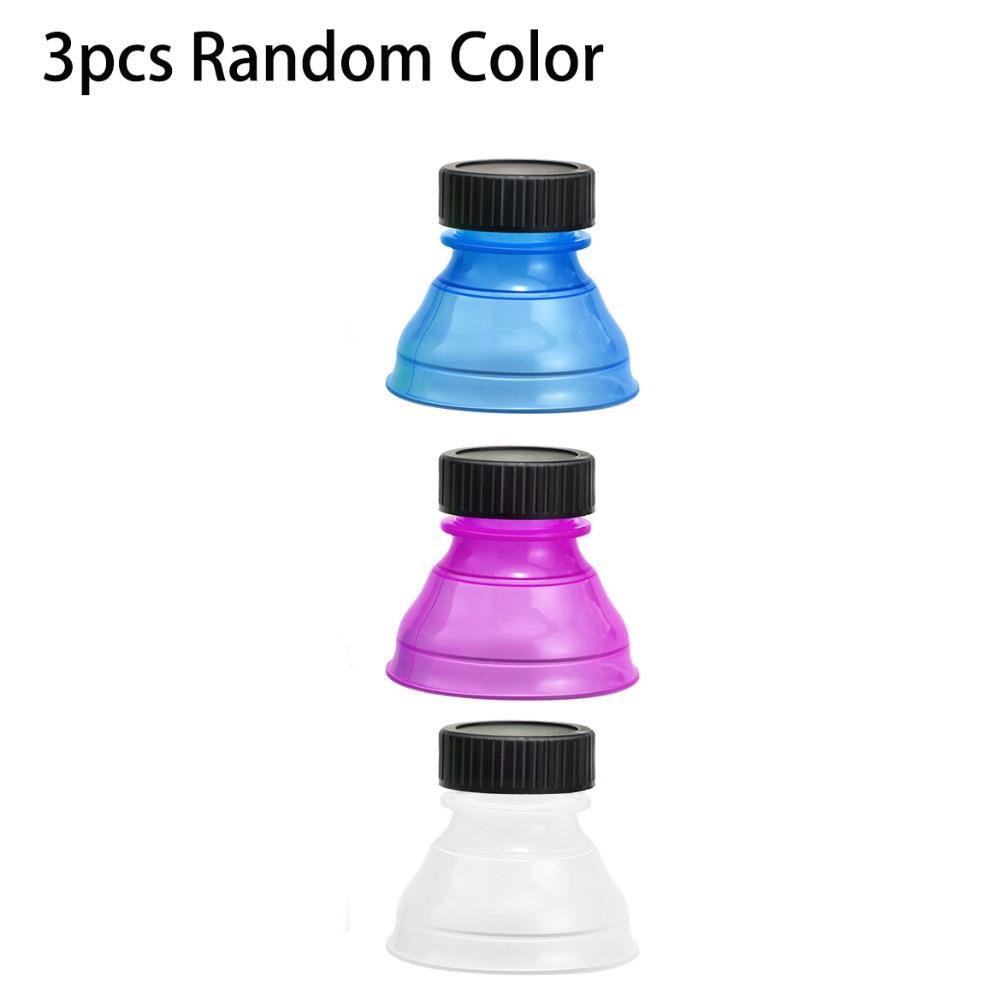 3pcs/6pcs Carbonation Preserving Soda Can Lids Spill-Proof Reusable Soda Can Cover Multi-Color Pop Can Covers Soda Cans