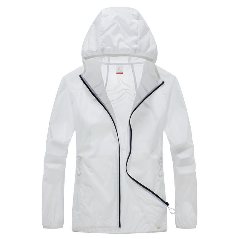 Unisex Summer Hooded Quick-Dry Windbreaker Jacket