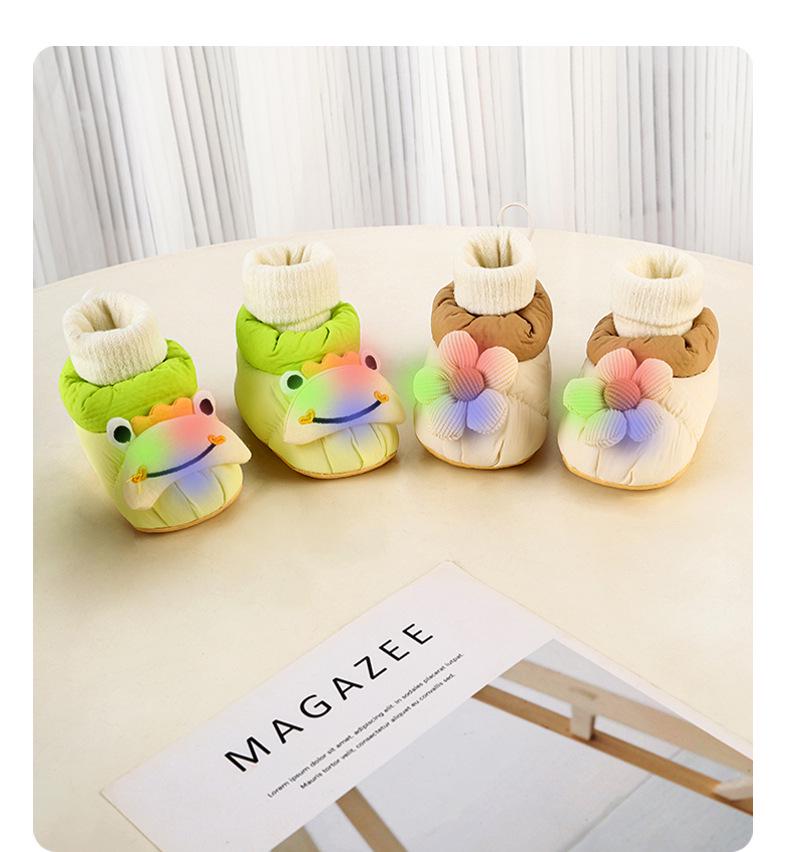 Cozy Winter Baby Shoes: Thickened Non-Slip Soft Sole Socks for Toddlers