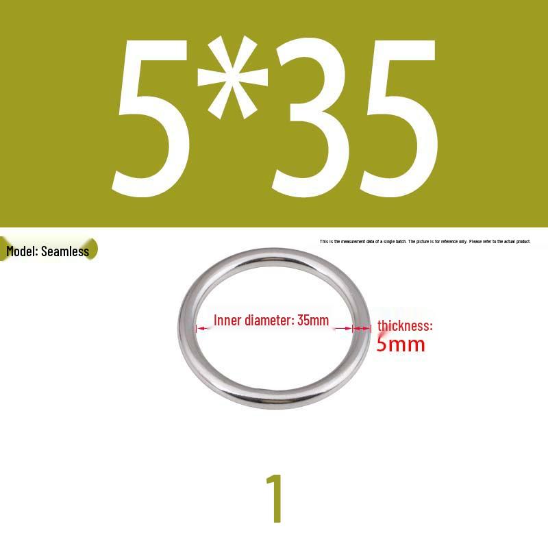 304 Stainless Steel Seamless O-Ring for Lifting and Hammock Yoga Connection