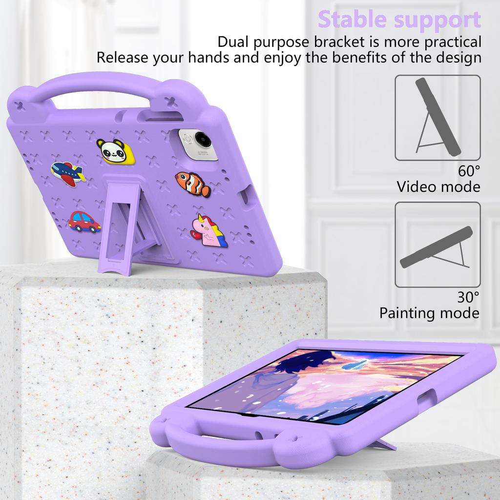 Built-Kickstand Case For Huawei Honor Pad X9a X9 Pro 2025 11.5inch With Portable Hand Holder EVA Kids DIY Funda Cover Shockproof