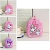 Adorable Cartoon Backpack For Kids Nylon Lightweight Cute School Bag