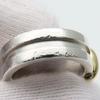 Gebraucht TIFFANY&Co. Ring Nut 3 Reihen EU#51.5 Silber925/K18 Gelbgold 8.9g Silber Gelbgold Kombination