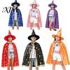 Comfortable Loose Fit Cape Kids Wizard Cloak with Hat for Boys Girls, Halloween Witch Magician Costume Girls Prop Party Cosplay Outfit,