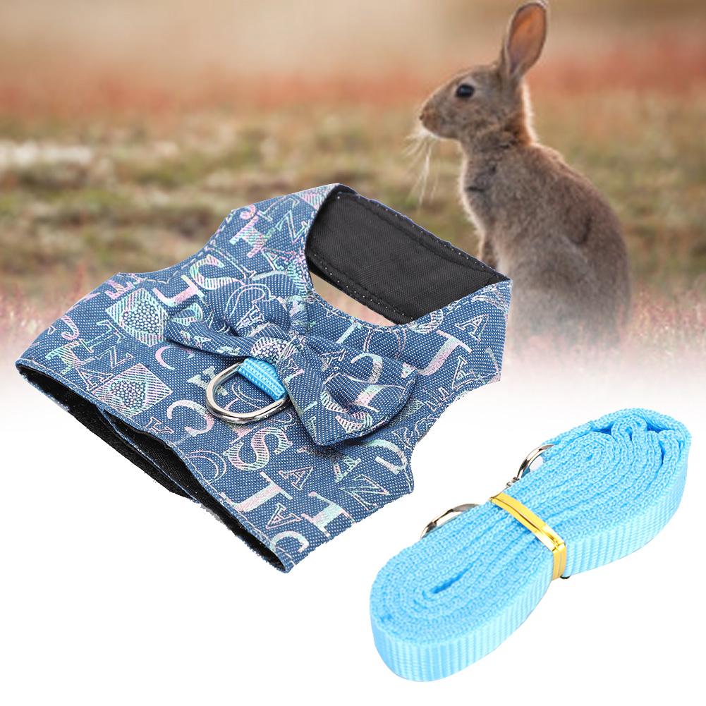 Pet Vest Chest Strap Harness Small Animal Rabbit Hamster Pet Vest Harness RopeL
