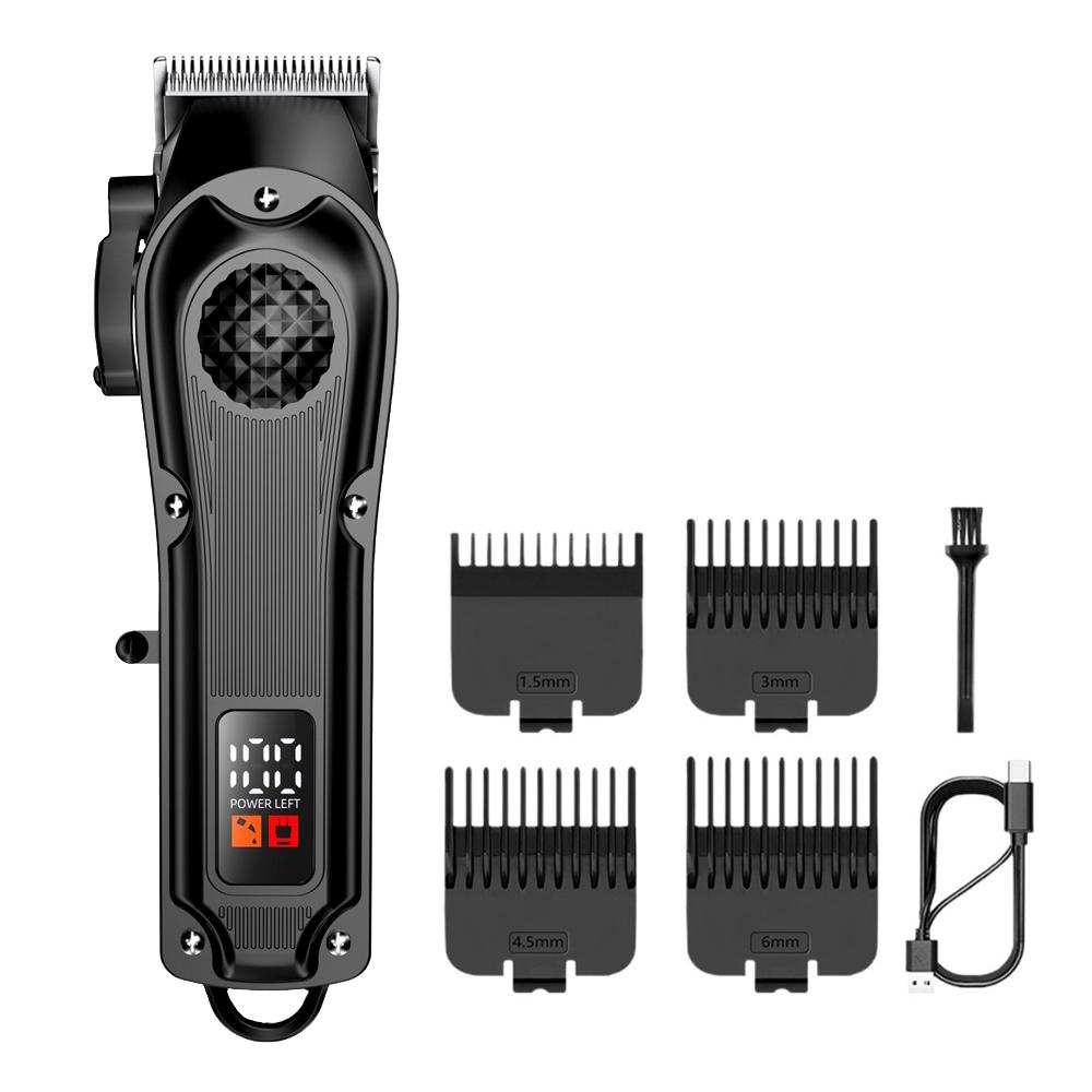 Professional Cordless Hair Clipper for Men Electric Barber Clipper & Trimmer Rechargeable Hair Cutting Tools