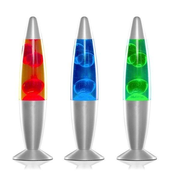 Blue Rocket Magma Lavalampe