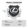 For Lexus 3D Metal Badge Car Side Body Window Trunk Sticker Decal RX350 IS250 IS200 GS300 LX570 RC350 UX250h ES350