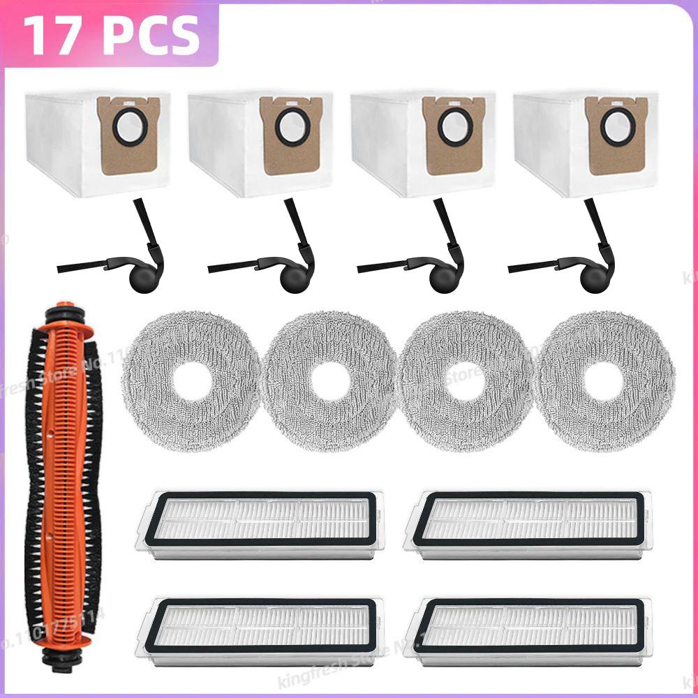 Fit For ( Xiaomi Robot Vacuum 5 / OV31GL, Xiaomi Robot Vacuum 5 Pro / OV21GL ) Parts Tricut Main Side Brush Filter Mop Cloth Bag