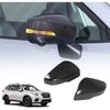 ABS Outside Mirror Cover Compatible with Subaru Forester 2019-2024 (With Turn signal) /Subaru Crosstrek XV 2018-2023, Car Door Side Rearview Mirror