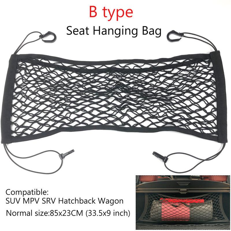 Car Rear Cargo Trunk Storage Organizer Net For Hyundai SantaFe Veracruz Mistra Tucson Veloster Rohens AZERA  Avante IONIQ