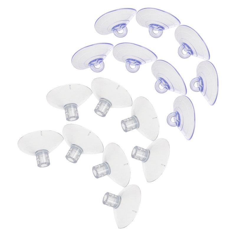 16Pcs Cat Hammock Suction Cups Replacement Transparent PVC Heavy Duty Strong Threaded Suction Cups for Glass Window Pet Perch