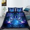 3D Printing Bedding Single Double Bed Full Size Pillowcase and Quilt Cover 2/3 Pieces of Microfiber Insect Printing Comfortable Home Decoration