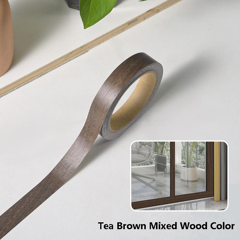 10M Wood Grain Edge Banding Covering Ugliness Repairing Wall Gaps Furniture Cabinet Door Frame Decoration Beautiful Seam Sticker