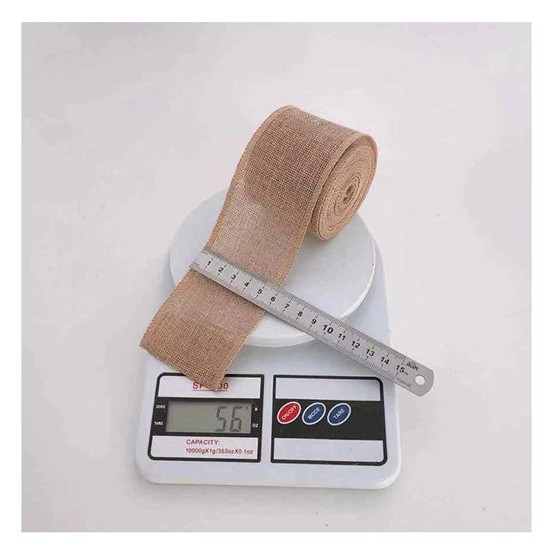 Imitation Linen, Christmas Decoration Imitation Linen Roll Diy 6Cm Wide Color Imitation Linen Roll 5M Christmas Decoration Ribbon