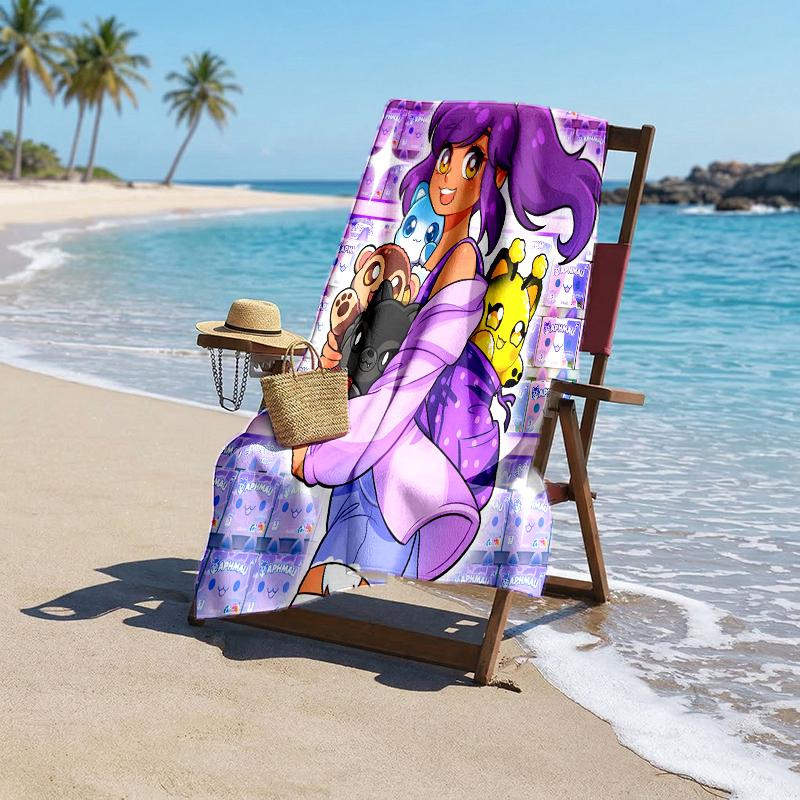Pixel Game Fashion Beach Towel: Ideal for Summer Adventures Soft, absorbent and quick drying suitable for swimming and bathing