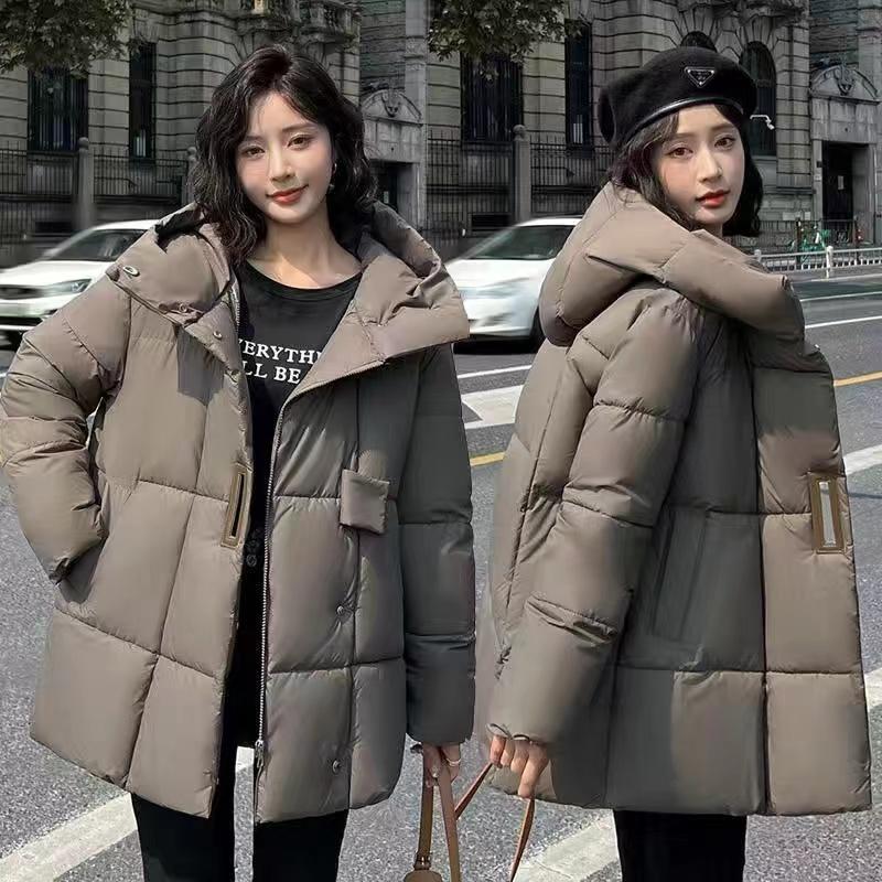 Middle-Aged Mother Cotton-Padded Coat Female  Winter Down Jacket Women Parkas Windbreaker Outwear Hooded Overwear Lady