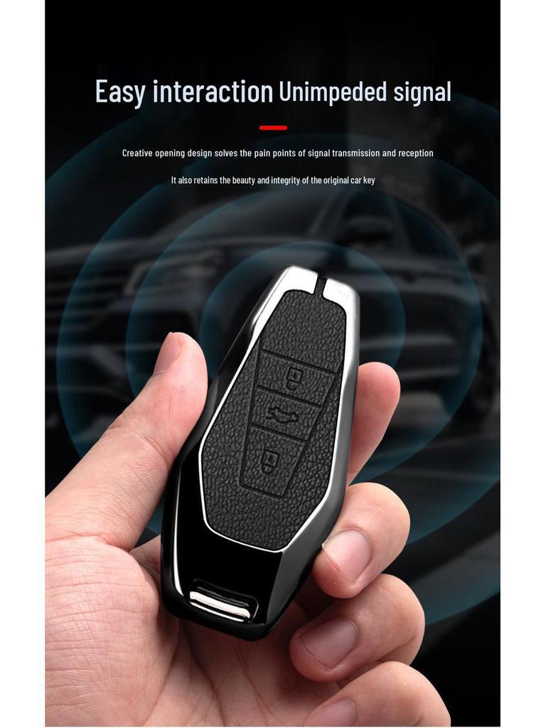 Compatible Key Case for Shuxiangjia Chery iCar 03 ICAUR03t Long-Endurance Yuexiang 25/24 Model