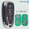 Clé de voiture télécommandée DR 315/433MHz avec puce ID46 Pour Chevrolet HYQ4AA HYQ4EA Malibu Cruze Spark Camaro Equinox Volt Blazer Traverse Sonic