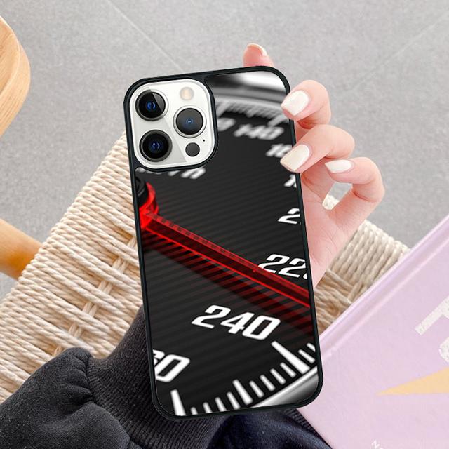Speedometer Car Phone Case For Apple iPhone 17 Air Pro Max Plus Coque For iPhone 17 Air 14 15 16 13 12 Max Cover