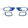 Blue Interior Door Handle Bowl Cover trim For -2025 Ford Bronco Accessories