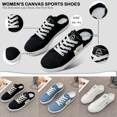 Scarpe Sportive da Donna WANPIN in Tela, Scarpe Pigre a Fondo Piatto, da Infilare