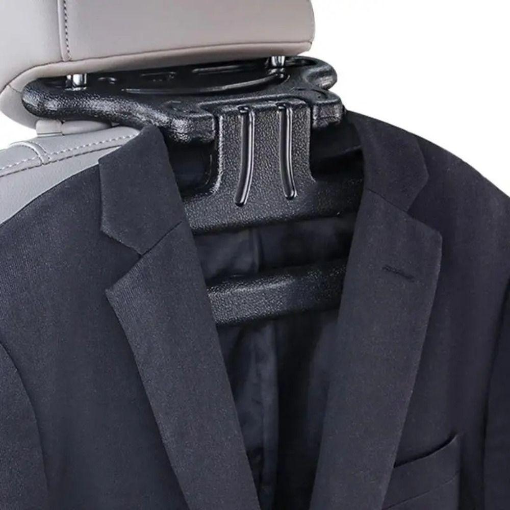 Practical Car Coat Hangers Safety Auto Storage Hooks Holder Rack Clothes Drying Rod Car Seat