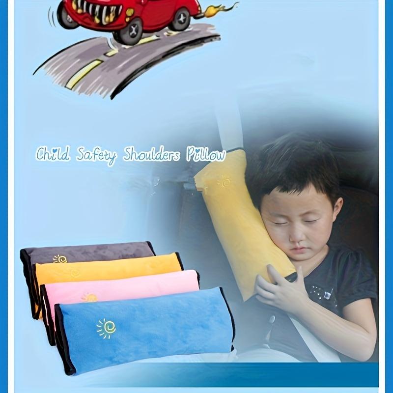 Child Safety Seat Shoulder Protector Anti-Pressure Head Neck Pillow Soft Velvet Cushion Car Seat Accessories