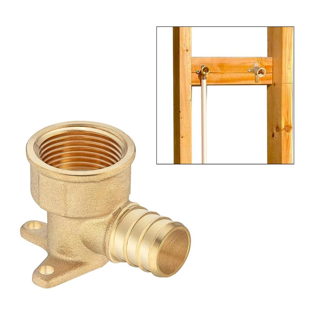 Kupfer Crimpfittings Tropfenohr Winkel 1/2 Zoll 3/4 Zoll Innengewinde Adapter Crimpfitting für Rohrleitung Sanitär