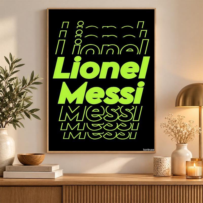 Kit Pittura Diamante Lionel Messi 5D Trapano Completo Fai da Te Mosaico di Diamanti Arte Murale Decorazione per la Casa