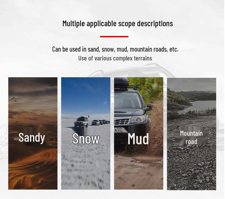 Dual-Sided Wrangler Climbing Ladder for Off-Road Vehicle Roof Racks