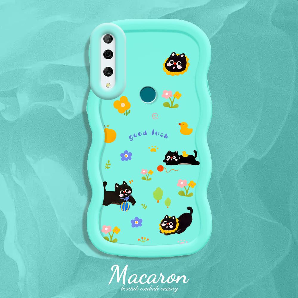 

Окрашенный узор Big Wave Edge Мягкий силиконовый материал Macaron чехол для телефона противоударный защитный резиновый чехол для iPhone Huawei Honor Infinix Tecno Honor X7A