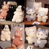 Sweating Cute Dog Doll Big Eyes Cat Plush Toy For Kids Birthday Gift Decor And
