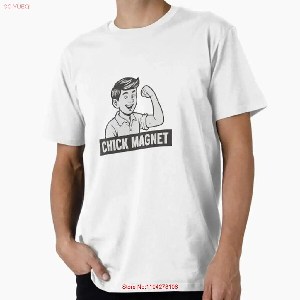 Chick MagneT T-Shirt wie in Th Made USA gesehen Herren S bis 5XL vintage gewaschen leicht vielseitiges Oberteil für den Alltag Mode weich