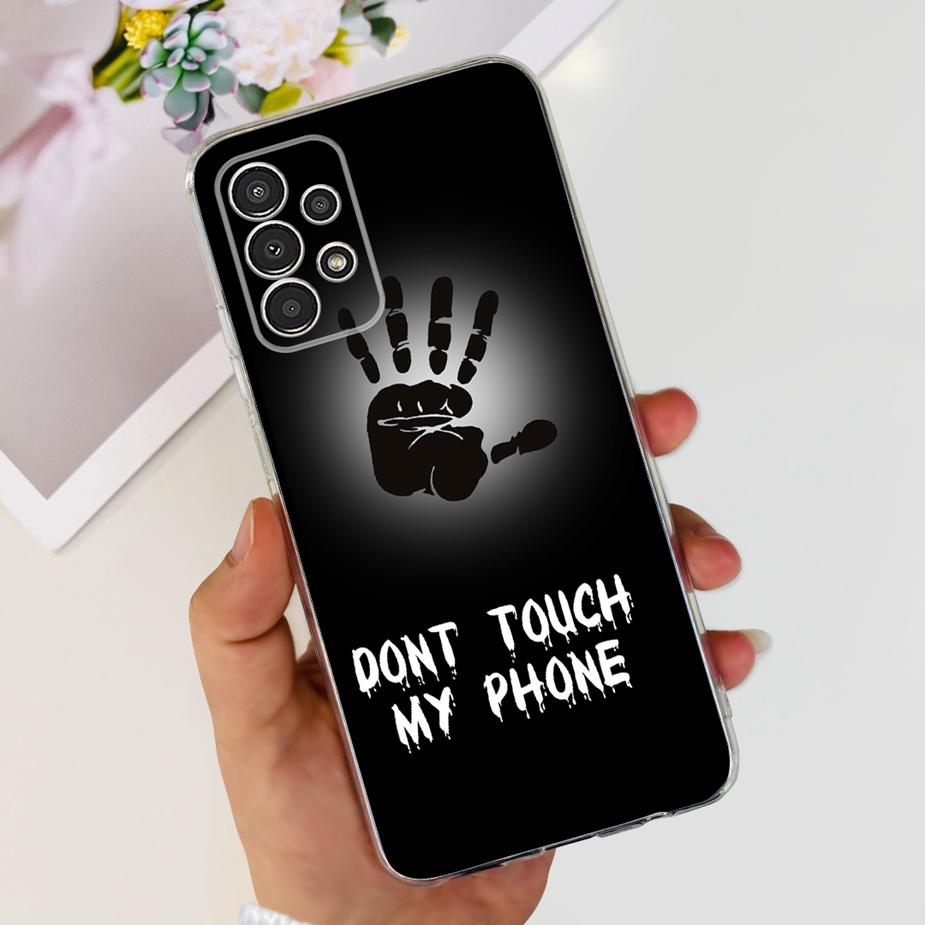 For Samsung Galaxy A13 Case A23 A33 A53 5G Cute Painted Cover Clear Silicone Soft TPU Phone Case For Samsung A53 A 13 23 33 Bags