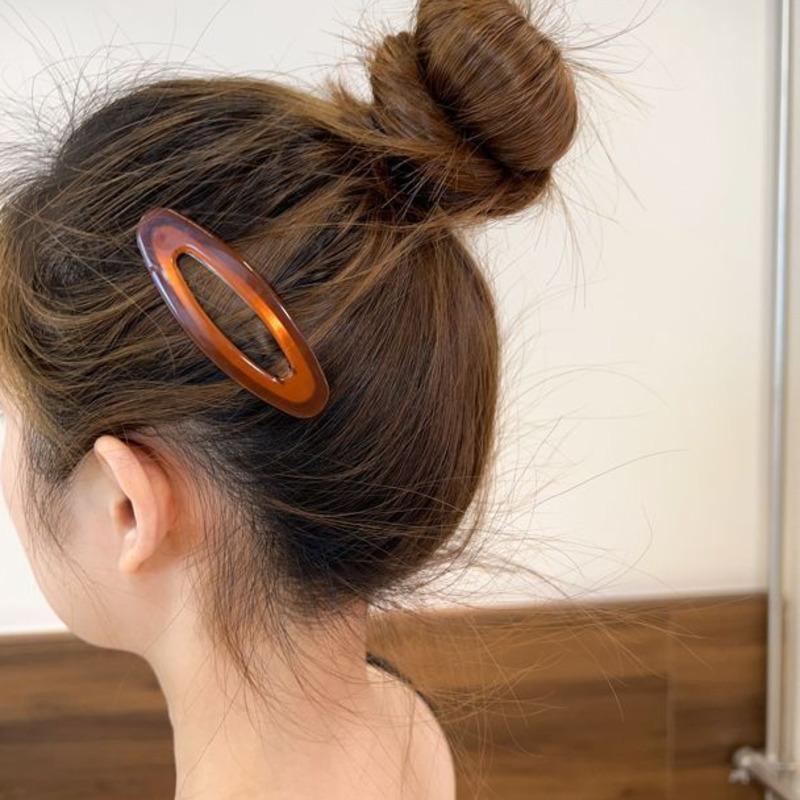 5PCS/set Women Oval Hair Clips Side Bangs Fix Barrettes Female Ladies Girls Headwear Hairpins Fashion Hair Accessories Gifts New