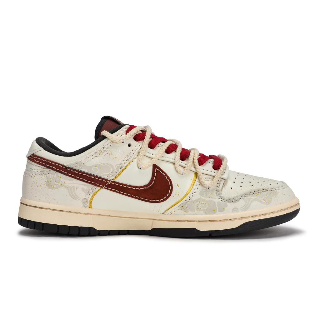 Nike Dunk 811 Manufacturing, Ma Xiaochun, Special Shoe Box Low Top Skateboard Shoes Men's Black Rice Red Gold IM6670-202(Team80-S-BOX)