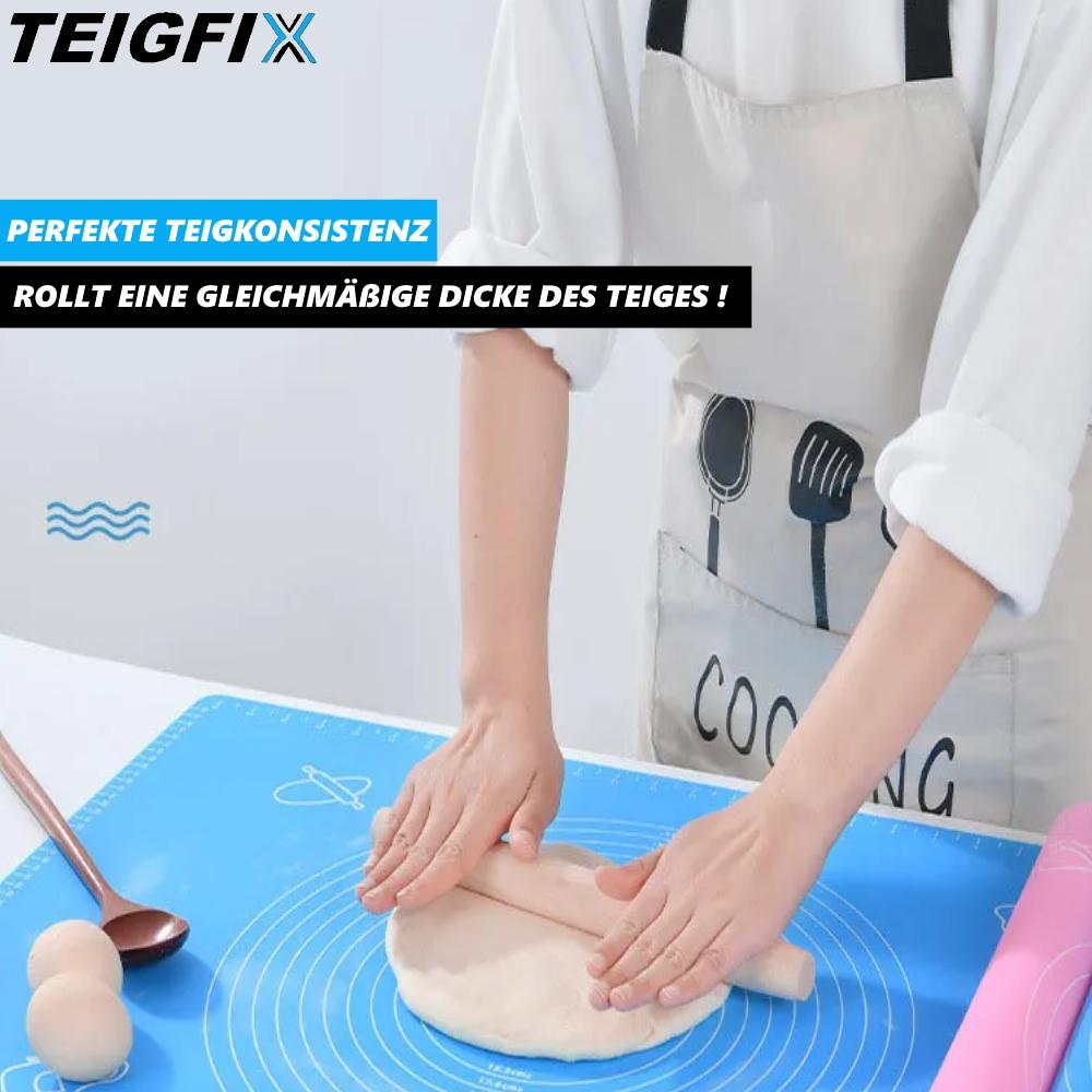 TEIGFIX Rolling Pin Dough Roller Baking Roller French Pasta Dough Roller Wood