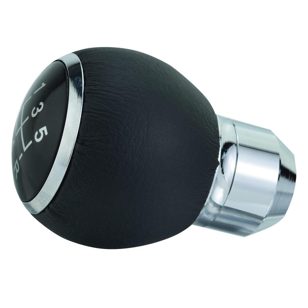 Abfer Light Gear Knob PU Shifter Stick Head Car Shift Lever Knob for Auto and Manual Universal Car Interior 5-Speed Vehicles, Accessories, (Black)