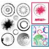 Custom PVC Plastic Clear Stamps for DIY Scrapbooking Photo Album Decorative Cards Making Round 160x110x3mm